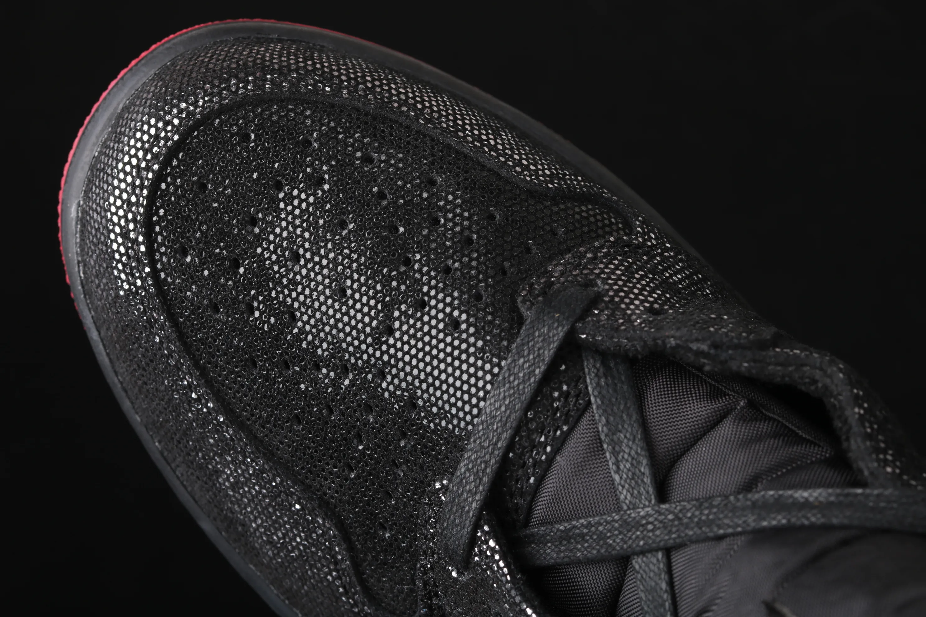 All categories Air Jordan Jordan series basketball shoes Air Jordan 1 High Air Jordan 1 Retro High OG WMNS "SP Gina" AJ1 Joe 1 Black Pearl Joint Black and Red CD7071-001